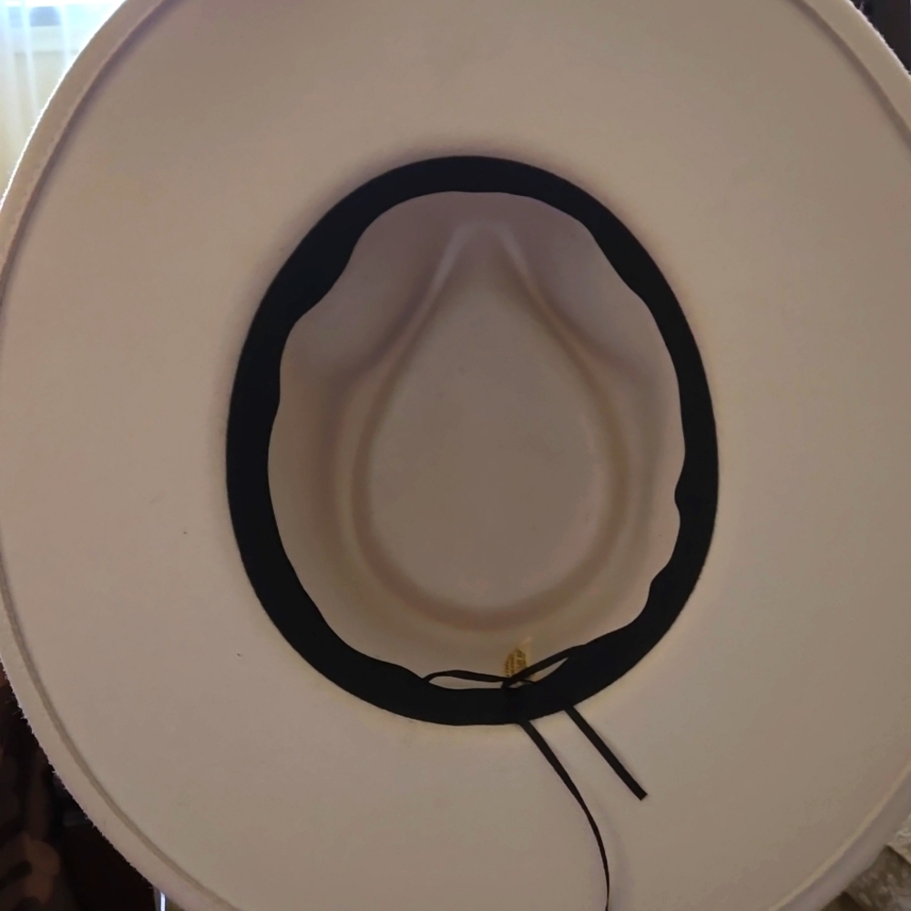 White Rancher Fedora Hat - Picture 6 of 6